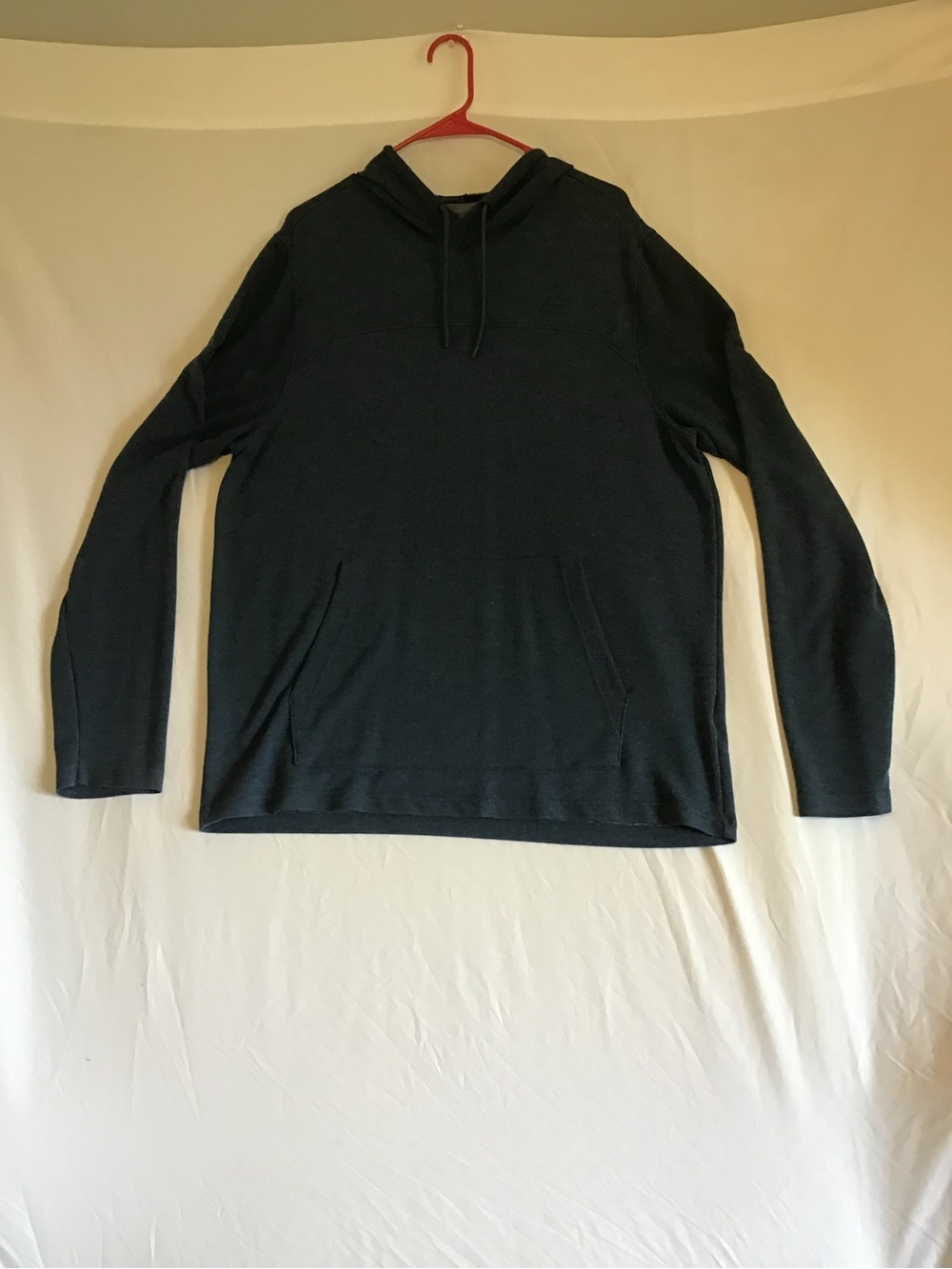 Gerry Weber Men's Dark Navy Hooded Long-Sleeve Pullover w/ Kangaroo Pocket